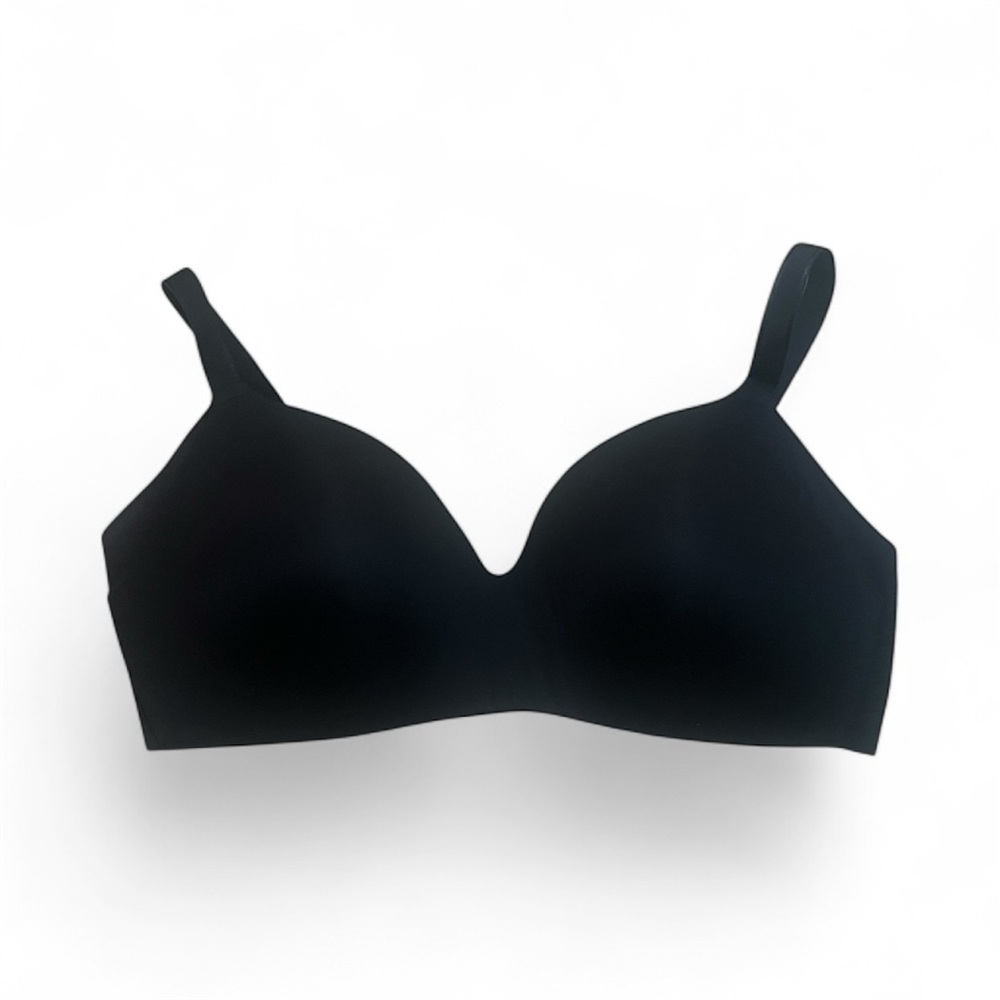 Knix Black Wing Woman sz 38D Wire Free Comfort Bra Like New